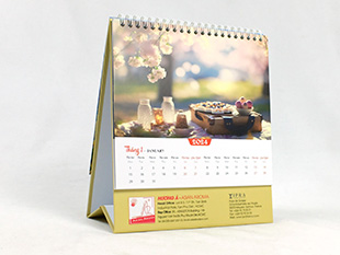 in lịch để bàn Hương Á