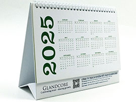 In Lịch Để Bàn Glandcore